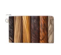 AQRJLPM Portefeuille fin et léger en toile avec fermeture éclair pour homme et femme