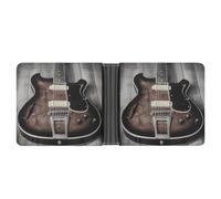 AQRJLPM Portefeuille vintage en cuir avec pince à billets - Portefeuille fin pour cartes de crédit - Cadeau pour homme