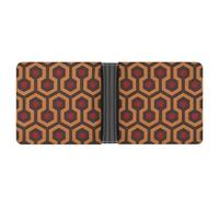 AQRJLPM Shining Overlook Portefeuille avec pince à billets en cuir Portefeuille fin à deux volets Porte-cartes de crédit Cadeau pour homme