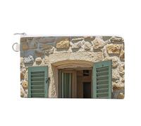 AQRJLPM Shiwu Portefeuille en toile fine et légère avec fermeture éclair pour homme et femme Lavande