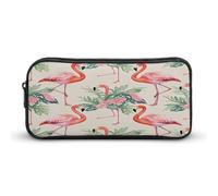 AQRJLPM Trousse à crayons aquarelle flamant rose grande capacité simple pochette de marqueur portable esthétique fermeture éclair