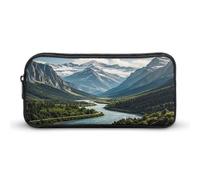 AQRJLPM Trousse à crayons avec fermeture éclair - Grande capacité - Portable - Esthétique - Avec fermeture éclair