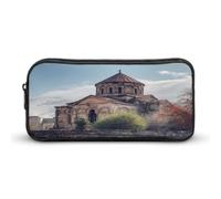 AQRJLPM Trousse à crayons avec fermeture éclair - Grande capacité - Style église arménienne