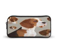 AQRJLPM Trousse à crayons Beagle Doggy - Grande capacité - Simple - Portable - Esthétique - Fermeture éclair