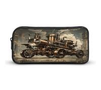 AQRJLPM Trousse à crayons de style steampunk, grande capacité, simple et esthétique, avec fermeture éclair