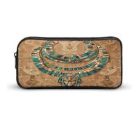 AQRJLPM Trousse à crayons égyptienne de grande capacité, simple pour marqueur, esthétique, fermeture éclair