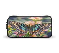 AQRJLPM Trousse à crayons papillon de grande capacité, simple pour marqueur, portable, esthétique, fermeture éclair