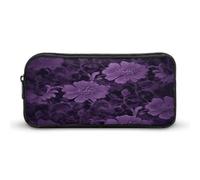 AQRJLPM Trousse à crayons violette de grande capacité avec fermeture éclair