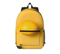 AQRJLPO Beach Maui Hawaii Sac à dos léger et spacieux avec poches, 43,2 cm, imprimé coucher de soleil, vagues, nuages, Art du citron jaune, taille unique