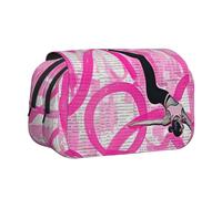 AQRJLPO Hardwoods Trousse à crayons double couche avec motif camouflage Vert, Gymnastique rose., Taille unique, Cartable