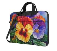 AQRJLPO Pansy - Housse pour ordinateur portable avec imprimé Perfection pour homme et femme, housse antichoc pour ordinateur portable, voyage, bureau, école, Noir , 14 inch