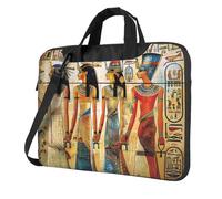 AQRJLPO Sac pour ordinateur portable avec imprimé de femmes en Égypte antique pour homme et femme, housse antichoc pour ordinateur portable, pour affaires, voyage, bureau, école, Noir , 13 inch