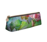 AQRJLPO Spirit of the Lotus - Trousse à crayons en cuir avec imprimé - Trousse à crayons - Trousse à crayons - Trousse de maquillage pour garçons et filles, blanc, Taille unique, Cartable