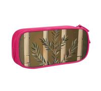 AQRJLPO Trousse à crayons avec motif bâtiment antique avec branche et imprimés grecs pour garçons et filles, grande capacité, pour bureau, école, étudiants, papeterie, trousse à crayons avec 2