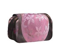 AQRJLPO Trousse à crayons double couche avec imprimé papillon - Trousse à crayons à rabat pour l'école, les voyages et le travail, Belle boule de Noël, Taille unique, Cartable