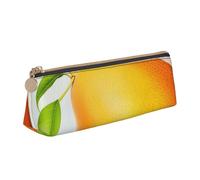 AQRJLPO Trousse à crayons en cuir avec imprimé mangue - Jolie trousse à crayons - Organiseur de papeterie scolaire - Trousse de maquillage pour garçons et filles, blanc, Taille unique, Cartable