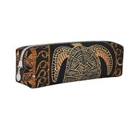 AQRJLPO Trousse à crayons simple en cuir imprimé de tortue hawaïenne Tapa Honu, jolie trousse à crayons, trousse à crayons, trousse de maquillage pour garçons, filles, étudiants, blanc, Taille unique