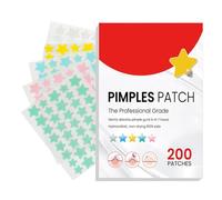 AQSQWQ 200PCS Patch Boutons Acne, Patch Acne Pimple Anti-Acné Étoile Imperméable Autocollants Hydrocolloïde, Guérison Rapide et Traitement des Cicatrices d'Acné