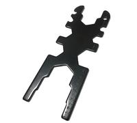 AQSQWQ Clé de Douche, Clés De Nivellement À Angle Incurvé clé multifonction en acier inoxydable, Clé de montage et démontage