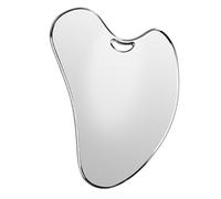 AQSQWQ Gua Sha Visage, Gua Sha Acier Inoxydable, Outil Massage Visage Anti Rides pour le Visage, le Yeux, le Cou, Utilisées pour le visage et le corps Détendez