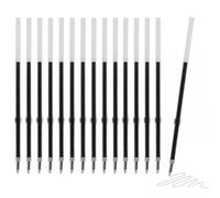 AQSQWQ Lot de 100 Recharges pour Stylo-Bille 0.7mm Stylo à Bille Remplaçable Recharges (Noire)