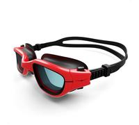 AqtivAqua Lunettes de natation pour enfants de 6 à 14 ans, 3 à 6 ans - MINI-DXP (rouge et noir, verres polarisés)