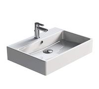 Aqua Bagno Solo Design Lavabo en céramique 70 x 50 cm