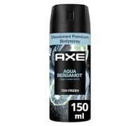 Axe Déodorant Homme Aqua Bergamot Spray anti-transpirant Collection Prestige 150 ml