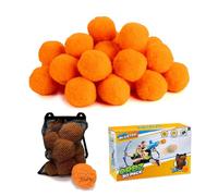 Aqua Blaster Orbz Lot de 30 Boules de Coton Doux réutilisables avec Sac de Transport, Recharge de munitions compatibles pour lanceurs d'enfants, Jeux de Plein air, Jeux de Jardin et Amusement d'été