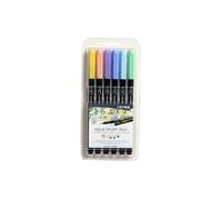 Lyra Feutres Aqua Brush Duo – double pointe – Blister 6 couleurs pastels