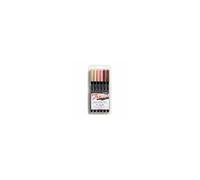 Lyra Feutres Aqua Brush Duo – Double pointe – Tons peau – Blister 6 feutres