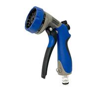 Aqua Control Pistolet d'arrosage AMT42 – régulateur de débit – métallique Bleu/Noir 11 x 19 x 4,5 cm