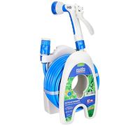 Aqua Control C2102 Kit d'arrosage pour Cours et terrasses, Tuyau + Chariot Porte-Tuyau, diamètre 8 mm