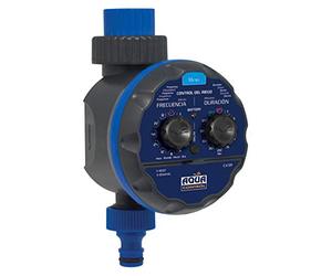 AQUA CONTROL C4109 - Programmateur d'arrosage pour Robinet modèle «Blindé». Compartiment à Piles étanche. Ouverture à 0 Bar. Ne s'ouvre Pas si Les Piles sont épuisées par sécurité