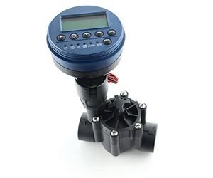 Aqua Control - Programmateur d'arrosage numérique avec électrovanne à solénoïde Latch. Avec 2 programmes d'arrosage indépendants. Programmateur à vanne pour puisard