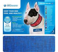 Aqua Coolkeeper 50AQCOPB07 Collier Rafraîchissant pour Chien Bleu Pacific 30-34 cm x 4 cm