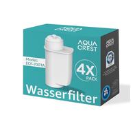 AQUA CREST Filtre à café pour Siemens® série EQ, EQ5, EQ6, EQ7, EQ9, EQ500, Bosch® TCZ7003, TCZ7033, pour Brita® Intenza 575491, Certifié TÜV SÜD, lot de 4