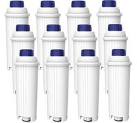 AQUA CREST Filtre à Eau pour Machine à Café, Remplacement pour De'Longhi® DLSC002, SER3017 & 5513292811 - Incluant les Versions de la Série ECAM, Esam, ETAM (12)