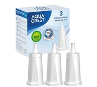 AQUA CREST Filtre Eau Remplacement Sage® Filtre Pour Machine à Café, 3 Pack | Remplacement Pour Machine À Café Sage® SES008WHT0NEU1, BES008, SES980/SES990/SES810/SES880/SES920, Certifié TÜV SÜD