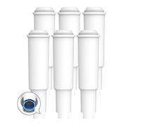AQUA CREST White Filtre à Eau pour Machine à Café, Remplacement pour 60209 White, 64553, 7520, 60209, 68739 - Inclut Différents Modèles de Capresso®, Impressa®, Pack de 6