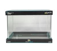 Aqua Della, Aquarium Urbyss 45x30x32 cm, Aquarium rectangulaire avec Verre courbé et Poli de 5 mm, Verre de Protection Poli de 3 mm, Clips de Support en Plastique, Tapis de Protection