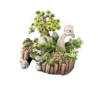 AQUA DELLA Décor China-Garden ML - 20,5x17x18,5cm - Pour aquarium