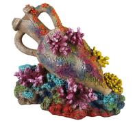 Aqua Della Décoration D'Aquarium Amphore Corail 15x8,9x11,5 Cm Décor D'Aquarium