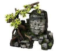 Aqua Della Décoration D'Aquarium Angkor Wat I 22x14x19cm Poisson Ornamental Sûr