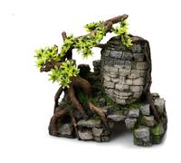 Aqua Della Décoration D'Aquarium Angkor Wat I 22x14x19cm Poisson Ornamental Sûr