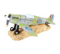 Aqua Della Décoration D'Aquarium Avion Spitfire 14x12x6 Cm Pour Aquarium