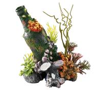 Aqua Della Décoration D'Aquarium Bouteille Avec Coraux 15x11, 5x20 CM