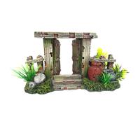Aqua Della Décoration D'Aquarium Clôture Avec Tor 19x8x10, 5cm pour Zierfische