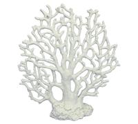 Aqua Della Décoration D'Aquarium Corail Octo 19x6x21cm Inoffensif Poisson Blanc
