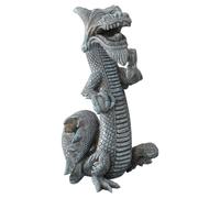Aqua Della Décoration D'Aquarium Dragon 11x13x21cm Pour Poissons Ornamental Sûre